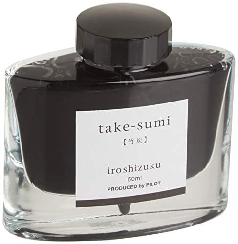 PILOT Iroshizuku Bottled Fountain Pen Ink, Take-Sumi, Bamboo Charcoal (Black) 50ml Bottle (69224) - image 1 of 1