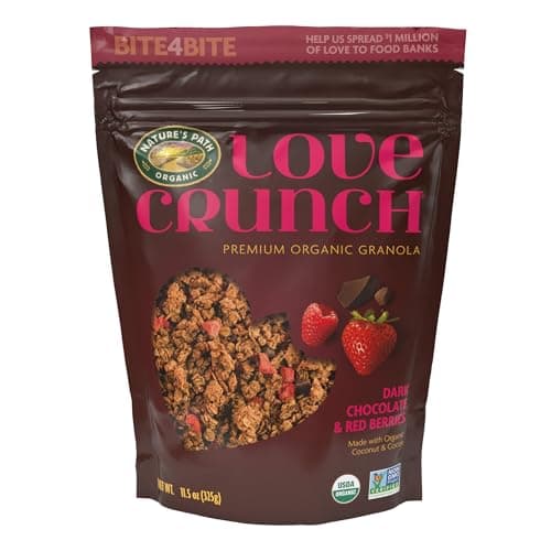 Love Crunch Organic Dark Chocolate & Red Berries Granola, 11.5 oz (Pack of 1), Non-GMO, Fair Trade, by Nature's Path - image 1 of 1