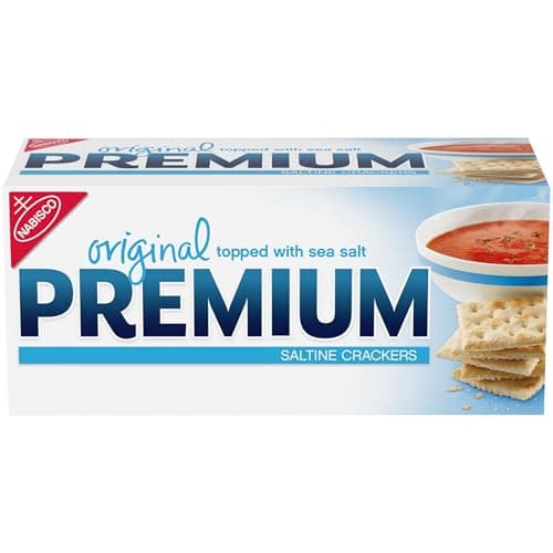Premium Original Saltine Crackers, Lunch Snacks, 16 oz - image 1 of 1
