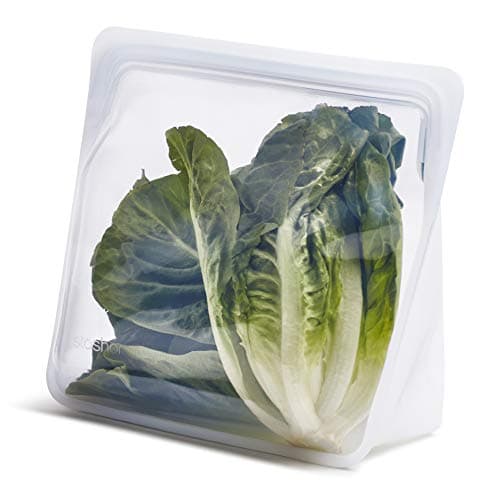 Stasher Silicone Reusable Storage Bag, Stand-Up Mega Bag, Reusable Freezer Bags, Microwave, Dishwasher, Oven Safe, Sous Vide, Premium Lunch Container, Eco Friendly, Food Storage Bags, 104 oz, Clear - image 1 of 1
