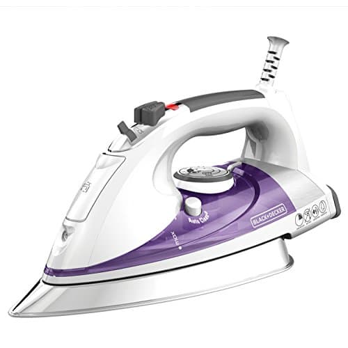 BLACK+DECKER IR1350S Professional Steam Iron with Stainless Steel Soleplate and Extra-Long Cord, Purple - image 1 of 1
