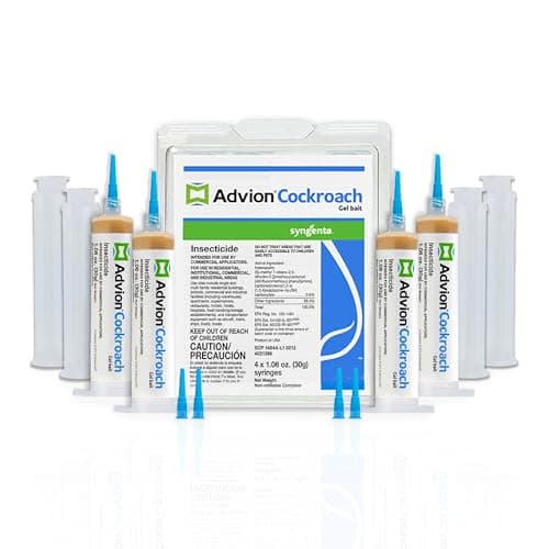 Advion Cockroach Gel Bait, 4 Tubes x 30-Grams, 4 Plunger and 4 Tips, German Roach Insect Pest Control, Indoor and Outdoor Use, Roach Killer Gel for American, German and Other Major Cockroach Species - image 1 of 1