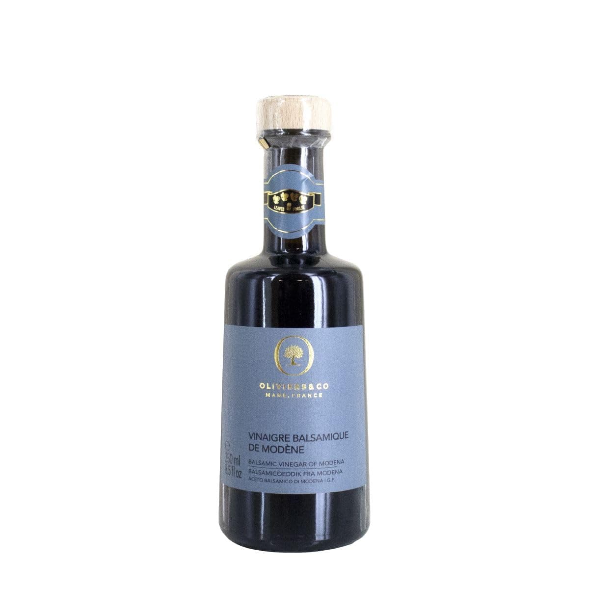Aged Balsamic Vinegar of Modena IGP – Premium Italian Balsamic Vinegar by Oliviers & Co | Naturally Aged in Wooden Barrels, Smooth & Sweet Gourmet Vinegar | Perfect for Salads, Cheese, Glazes & Gifting | 8.5 fl oz - image 1 of 1