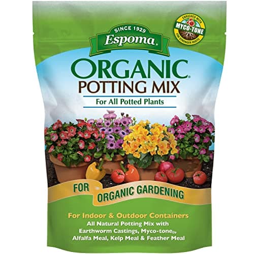 Espoma Organic Potting Soil Mix - All Natural Potting Mix for All Indoor & Outdoor Containers Including Herbs & Vegetables. for Organic Gardening, 4qt. Bag. Pack of 1 - image 1 of 1