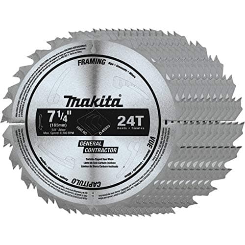 Makita D-45989-10 7-1/4" 24T Carbide-Tipped Circular Saw Blade, Framing/General Purpose, 10/pk - image 1 of 1