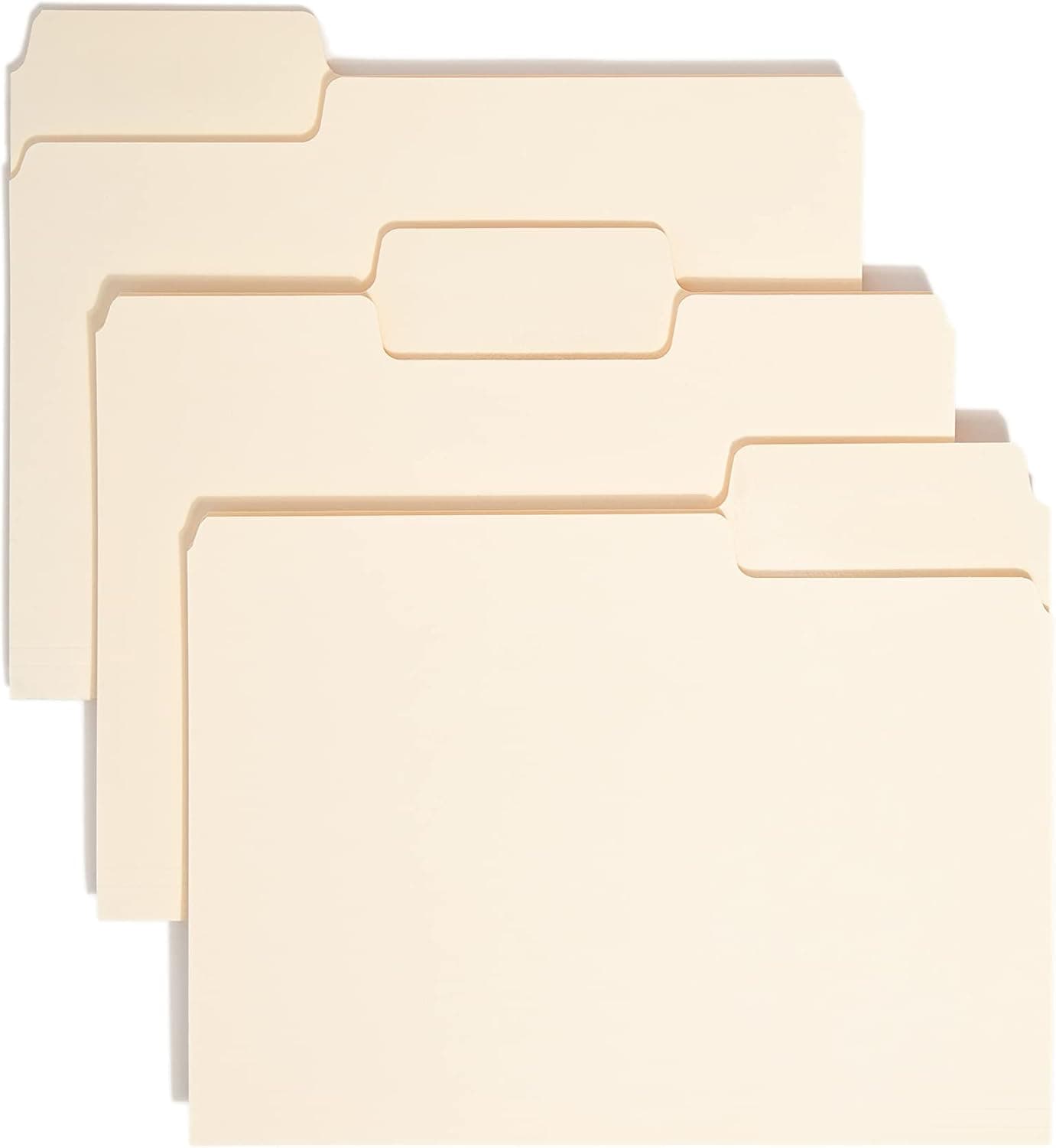Smead Erasable SuperTab File Folder, Oversized Erasable 1/3-Cut Tab, Letter Size, Manila, 24 per Pack (10380) - image 1 of 1