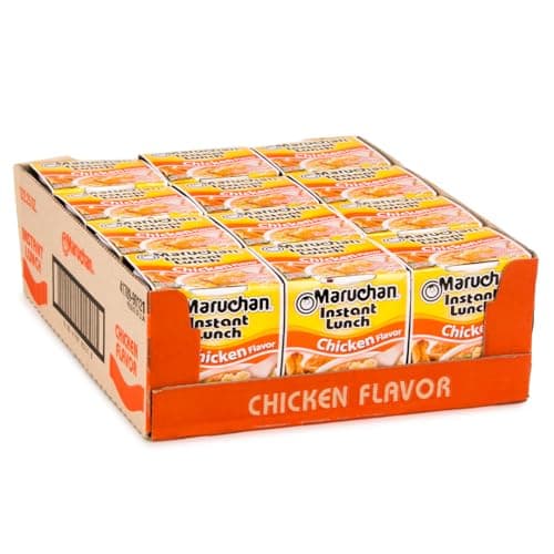 Maruchan Instant Lunch Ramen Noodles, Chicken Flavor – Japanese-Style Instant Noodle Soup, Easy Meal Ready in 3 Minutes – 2.25 Oz. (12 Pack) - image 1 of 9