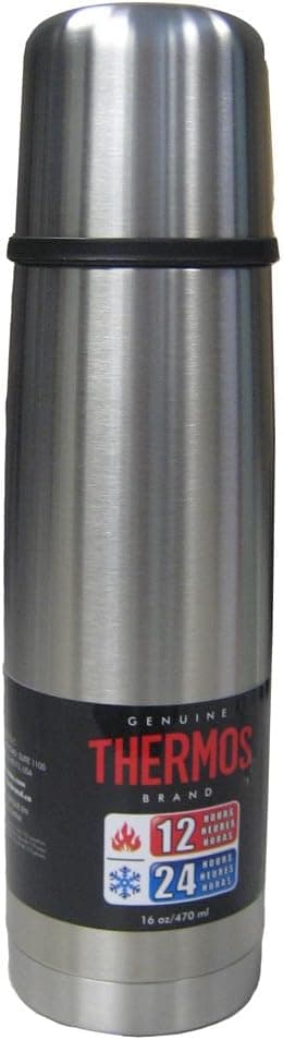 Thermos Vacuum Insulated 16 Ounce Compact Stainless Steel Beverage Bottle - image 1 of 1
