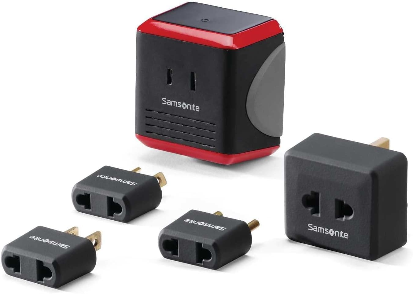 Samsonite Converter/Adapter Kit With Pouch, Black/Red, One Size - image 1 of 1