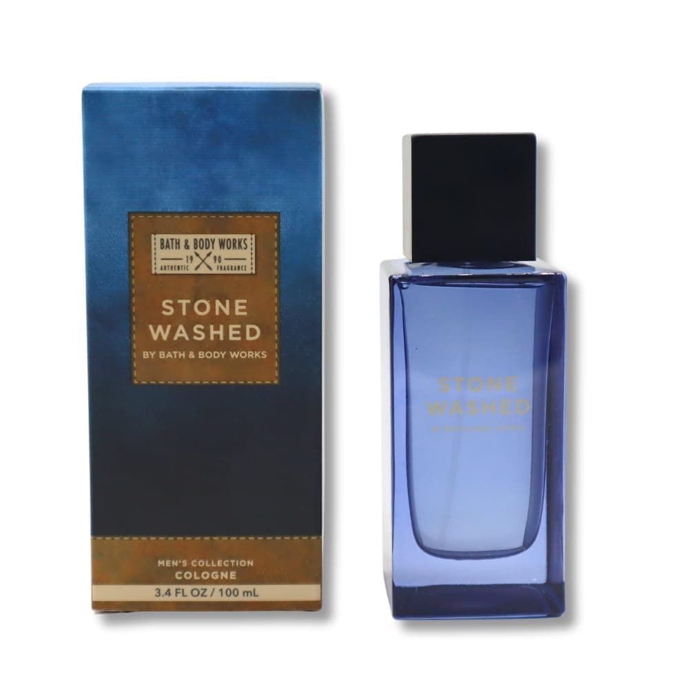 Bath and Body Works Men's Cologne Fragrance 3.4 Ounces Spray (Stone Washed)