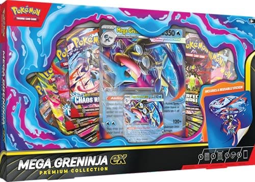Pokémon TCG: Mega Greninja ex Premium Collection, 8 Booster Pack - image 1 of 5