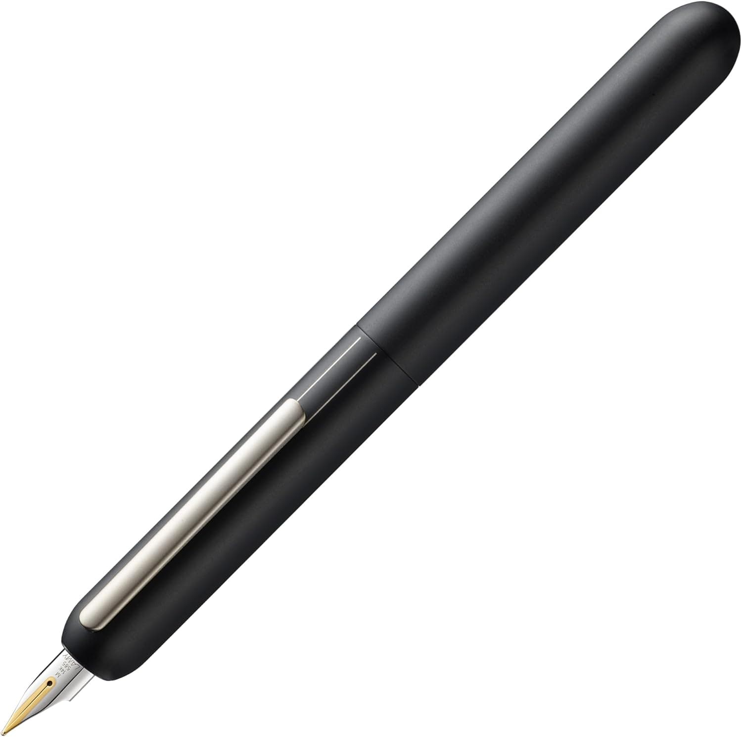 Lamy dialog black – capless fountain pen with twist mechanism – 14 kt gold nib, partially platinum-plated & in size EF – incl. ink cartridge T 10 blue & converter Z 27 – right-handed - image 1 of 1
