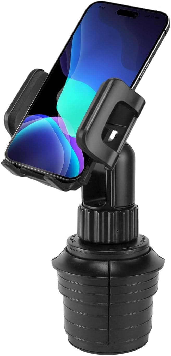 Cellet Car Phone Holder Mount, Car Cup Phone Holder Mount, Compatible with Apple iPhones, Samsung Galaxy, Motorola Moto Google Pixel Smartphones (Fits for Tesla Model 3 Y S X) 6.5-Inch - image 1 of 1