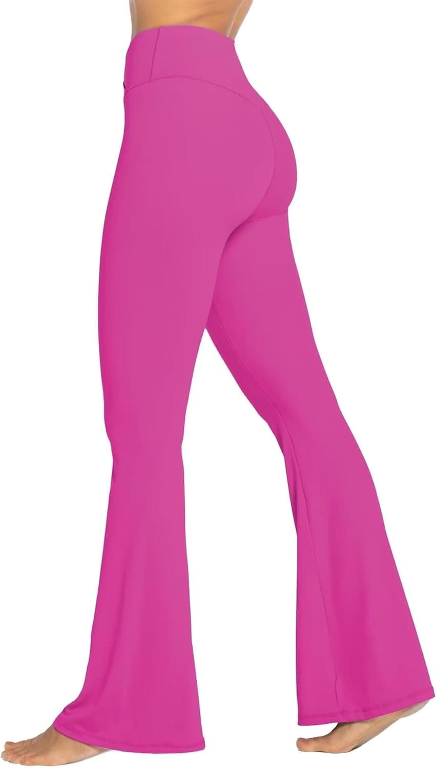 Sunzel Womens Flare Leggings No Front Seam Flare Yoga Pants with Tummy Control Crossover High Waist - 28" / 30" / 32" / 34"