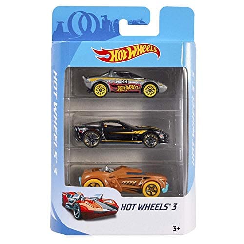 Hot Wheels K5904 Hot Wheels Basic Car Assortment 3 Pack - image 1 of 1