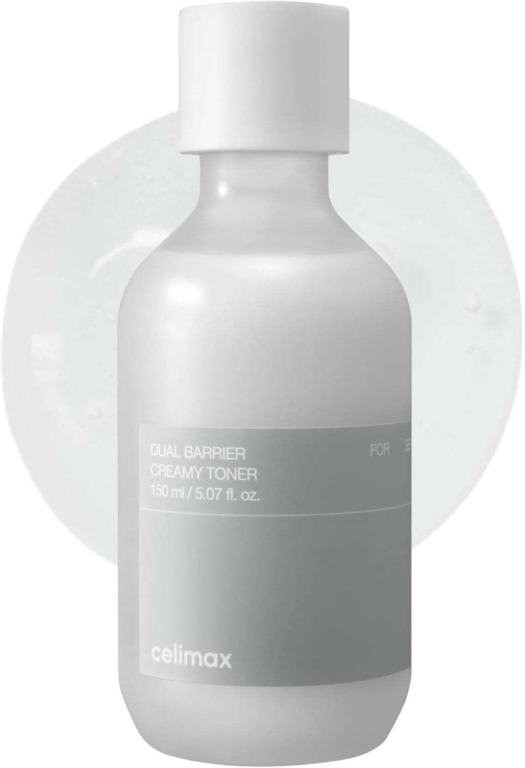 celimax Dual Barrier Creamy Toner | with Ceramides, Peptide, Oil & Alcohol Free, Facial Astringent, Hydrating, Calming, Soothing, Non Irritating,150ml