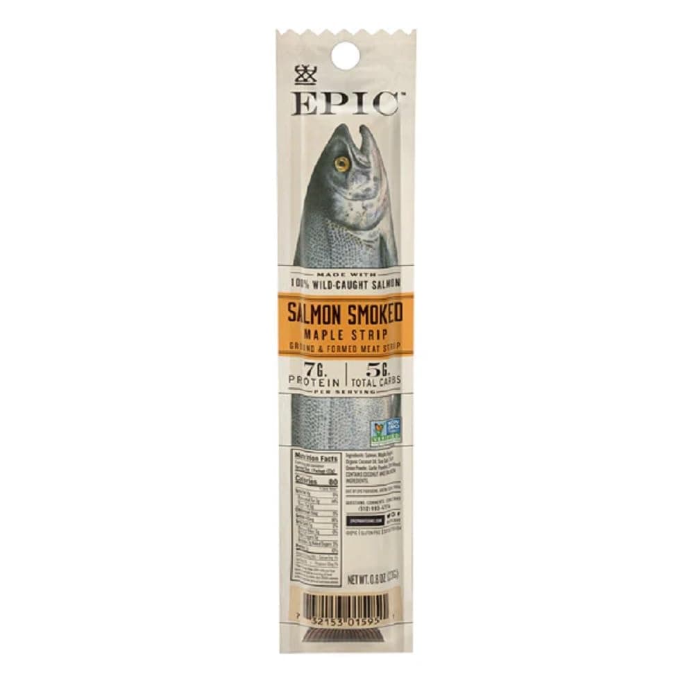 EPIC Smoked Salmon Snack Strip, 0.8 Ounce (Pack of 1) - image 1 of 1