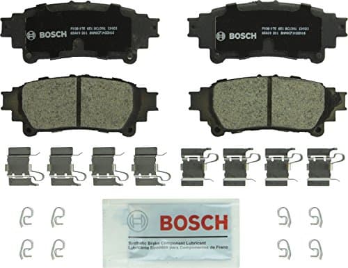 BOSCH BC1391 QuietCast Premium Ceramic Disc Brake Pad Set - Compatible with Select Lexus GS200t, GS350, GS450h, IS300, IS350, RC350, RX350, RX450h; Toyota Highlander, Prius, Sienna + More; REAR - image 1 of 1