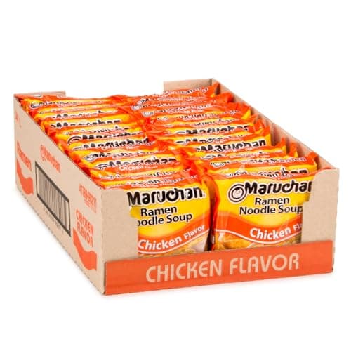 Maruchan Ramen Noodle Soup, Chicken Flavor – Japanese-Style Instant Noodles, Quick & Easy Meal for Kids, Students & Busy Families – 3 Oz. (24 Pack) - image 1 of 8