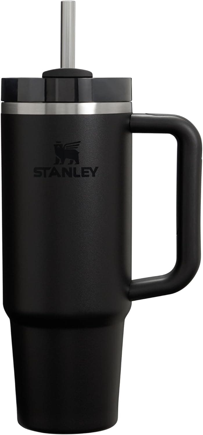 STANLEY Quencher H2.0 Tumbler with Handle and Straw 30 oz | Flowstate 3-Position Lid | Cup Holder Compatible for Travel | Insulated Stainless Steel Cup | BPA-Free | Black 2.0 - image 1 of 1