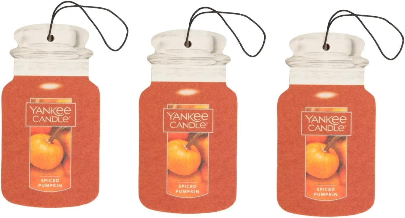 Yankee Candle Paper Car Jar, Spiced Pumpkin (Pack of 3) - image 1 of 1
