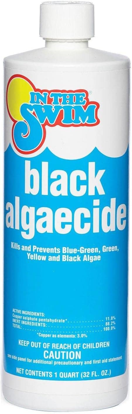In The Swim Black Algaecide – Eradicates Black Algae in Swimming Pools - Copper Sulfate Pentahydrate - 1 Quart - image 1 of 1