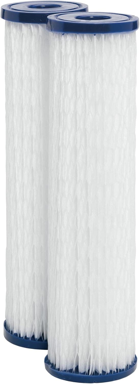 GE FXWPC Whole House Water Filter, Replacement for Water Filtration System, NSF Certified: Reduces Sediment, Rust & Other Impurities, Replace Every 3 Months for Best Results, 2 Filters - image 1 of 1