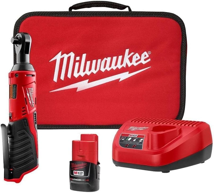 Milwaukee 2457-21 3/8-in Cordless M12 Lithium-Ion Ratchet Kit - image 1 of 1