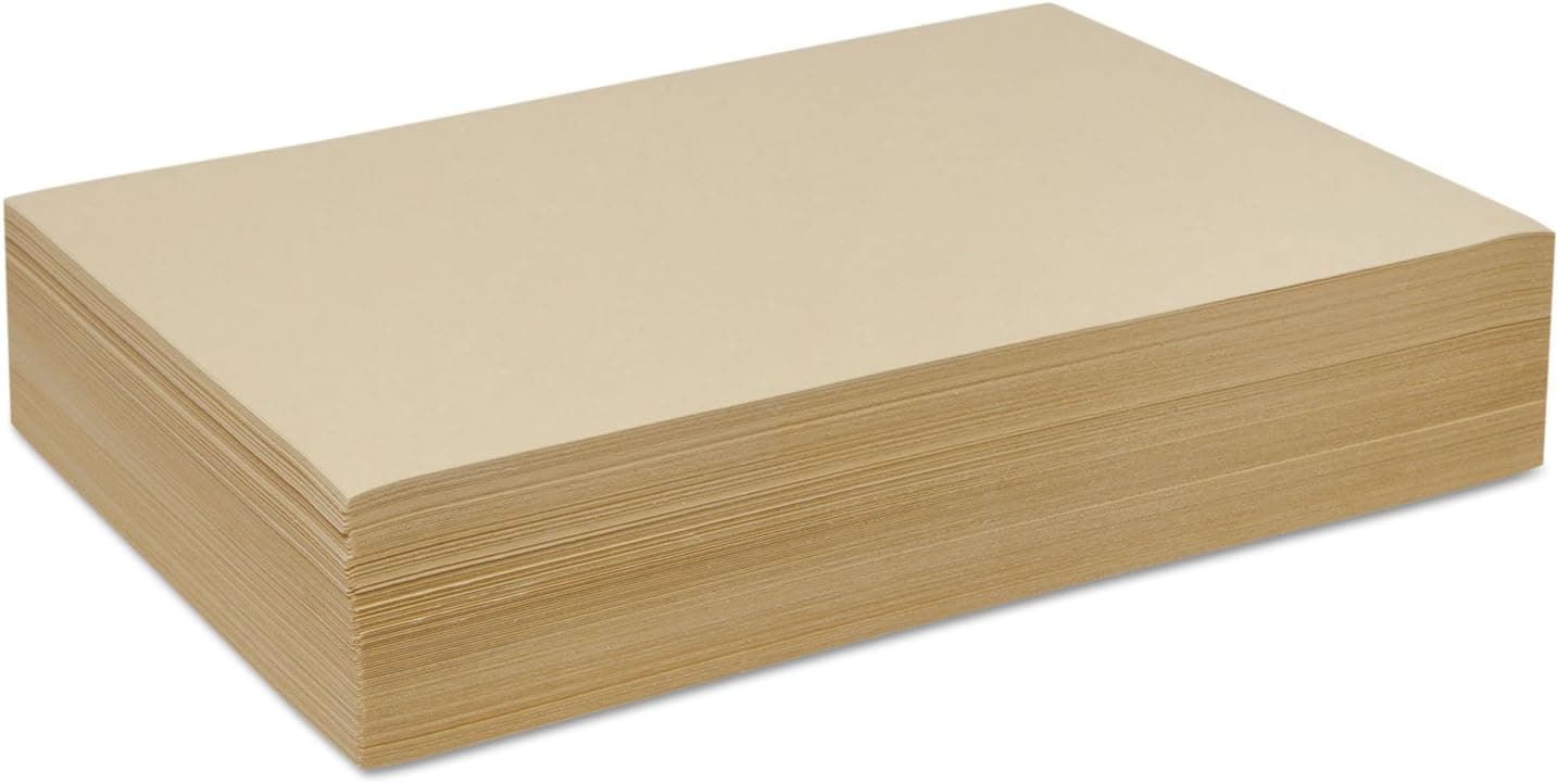 Pacon 4112 Cream Manila Drawing Paper, 50 lbs., 12 x 18, 500 Sheets/Pack - image 1 of 1