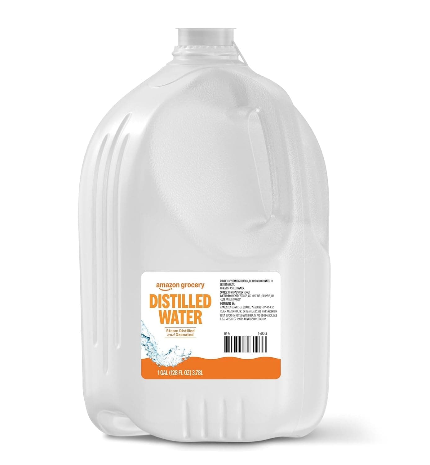 Amazon Grocery, Distilled Water, 1 Gallon (Previously Happy Belly, Packaging May Vary) - image 1 of 1