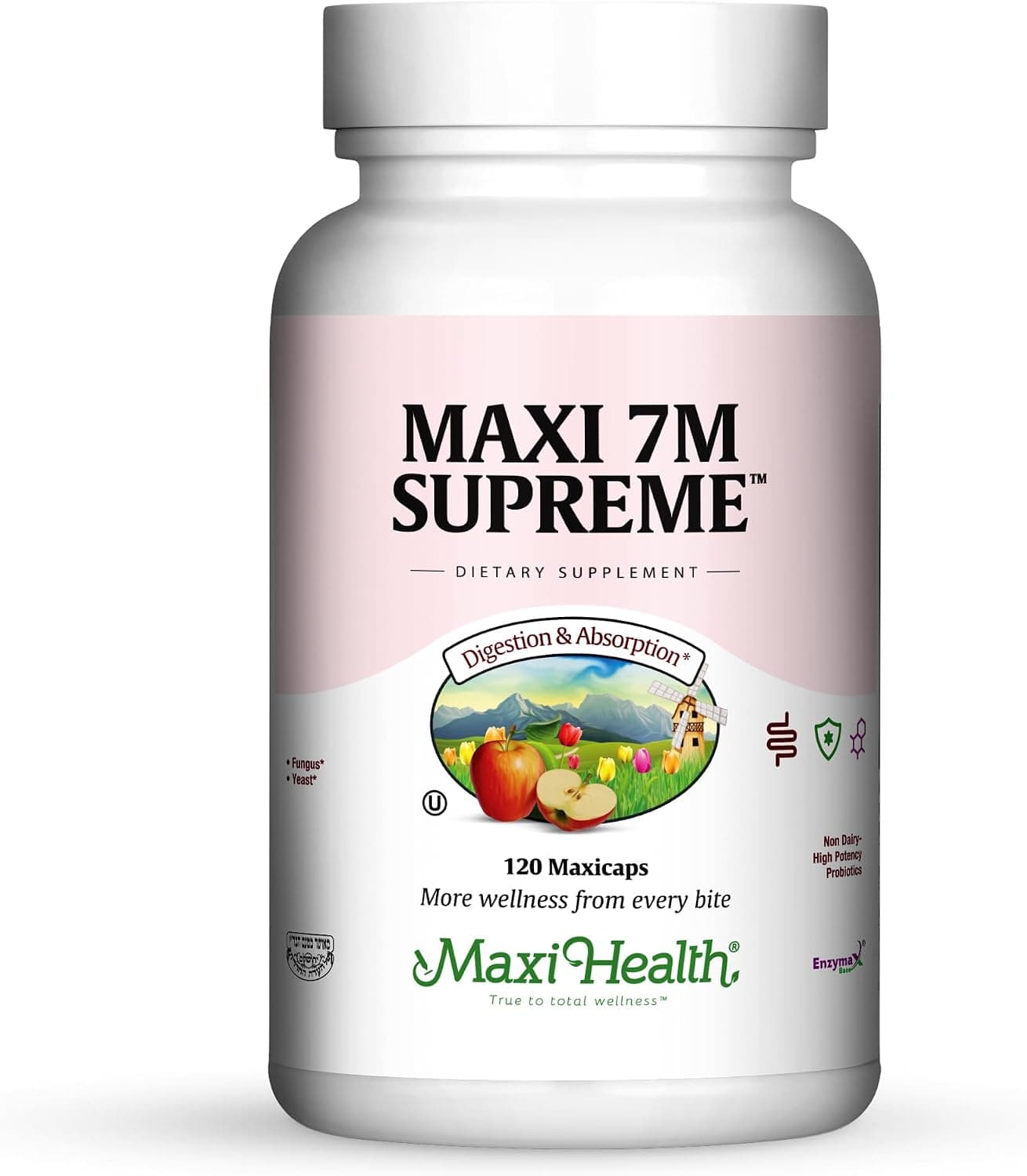 Maxi-Health 7M Supreme High Potency Probiotic Acidophilus Formula, 120 Count - image 1 of 1