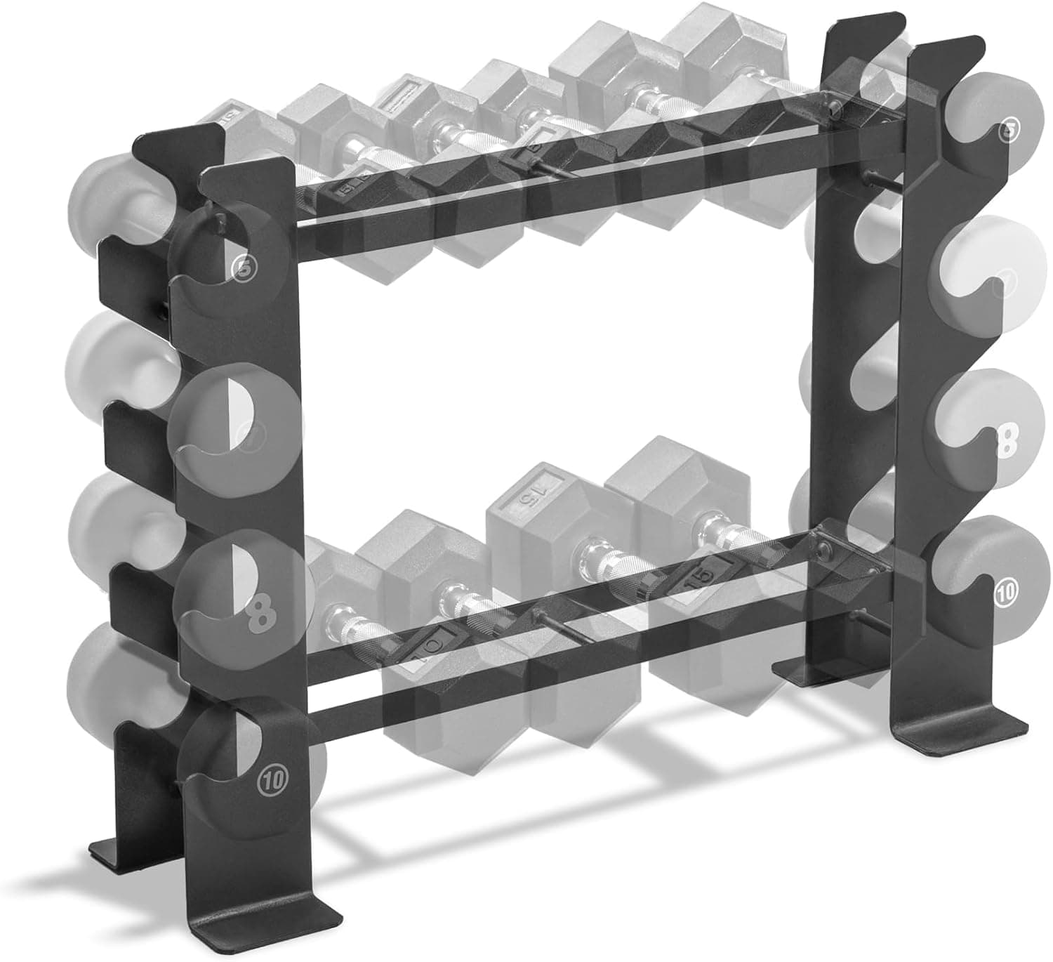 Marcy Weight Storage Organizer Racks for Dumbbells, Kettlebells, Weight Plates - image 1 of 1
