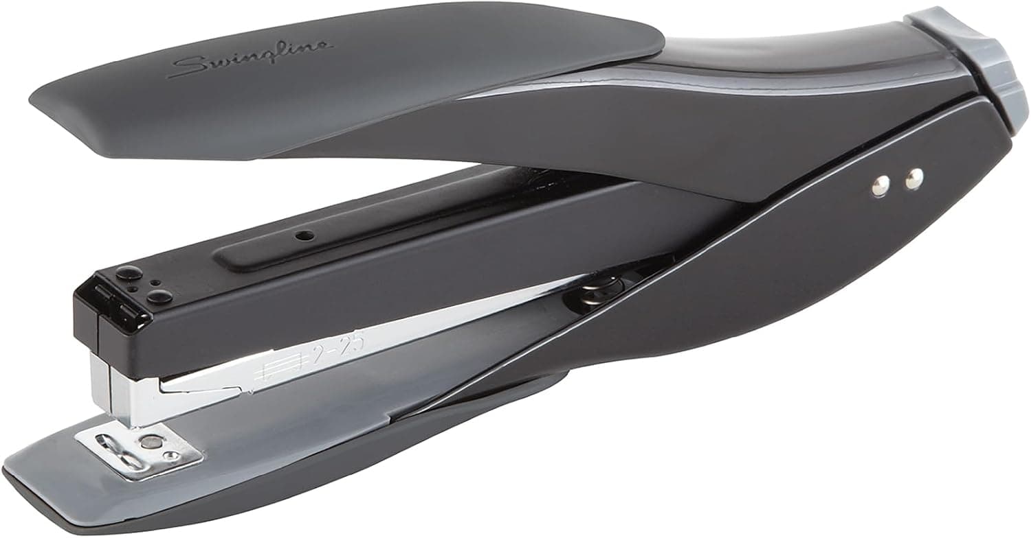 Swingline Stapler, SmartTouch Desktop Stapler, Reduced Effort, 25 Sheets, Full Strip, Black/Gray (S7066503) - image 1 of 1