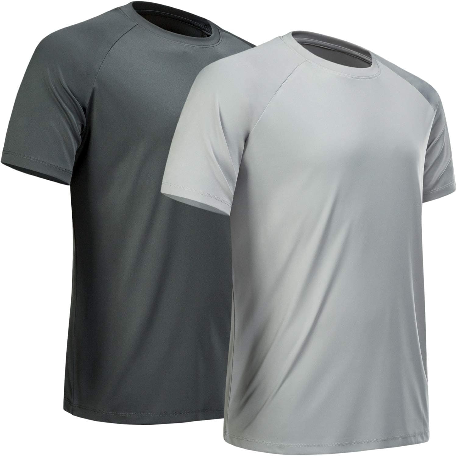 Workout Shirts for Men Short Sleeve Quick Dry Athletic Gym Active T Shirt Moisture Wicking - image 1 of 1