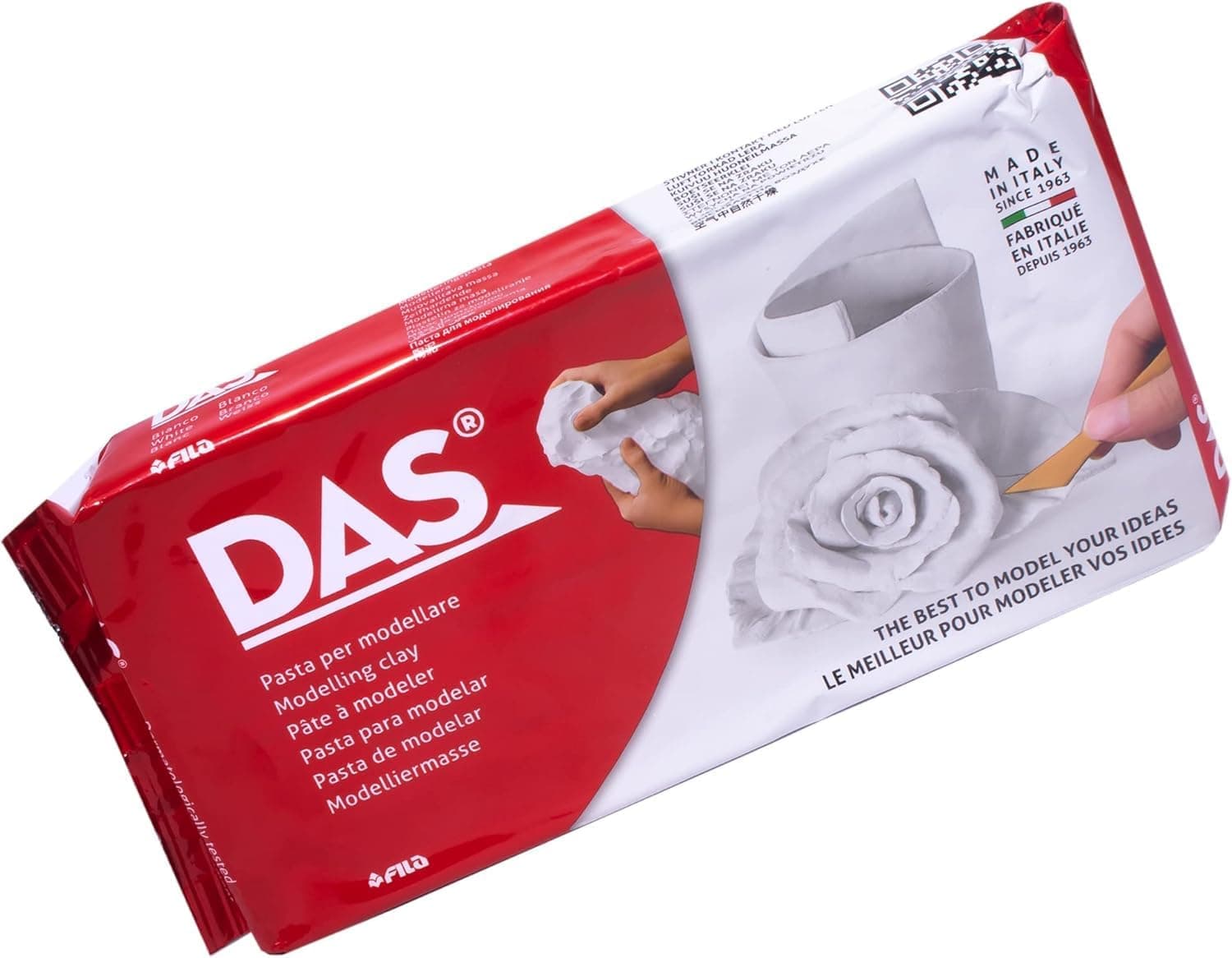 Air-Hardening Modeling Clay, 2.2 Lb. Block, White Color (387500) - image 1 of 1