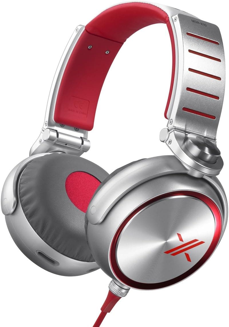 Sony MDRX10/RED Simon Cowell X Headphones with 50mm Diaphragms - image 1 of 1