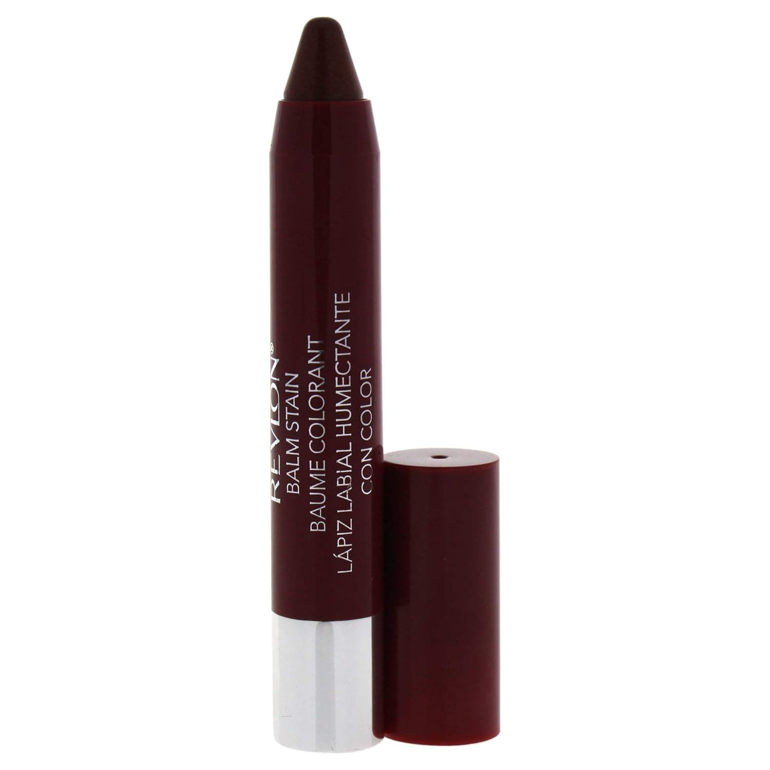 Revlon Lip Balm, Tinted Lip Stain, Face Makeup with Lasting Hydration, Infused with Shea Butter, Mango & Coconut Butter, Shimmer Finish, 055 Adore, 0.01 Oz - image 1 of 1