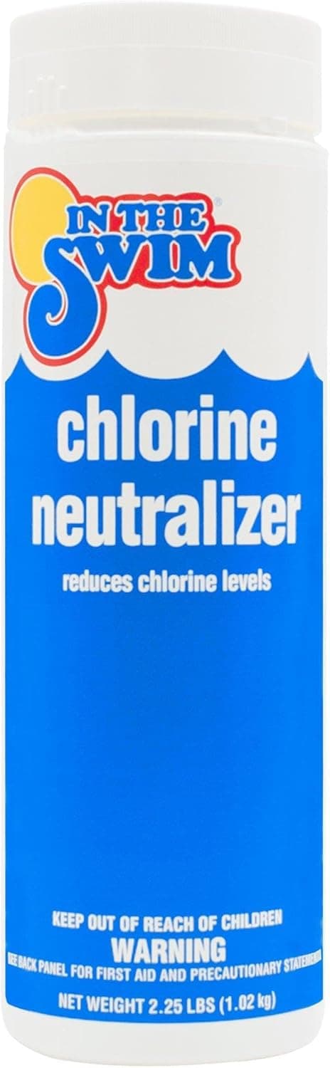 In The Swim Chlorine Neutralizer for Swimming Pools - Quickly Reduces Chlorine Sanitizer Levels - 90% Sodium Thiosulfate - 2.25 Pounds - image 1 of 1