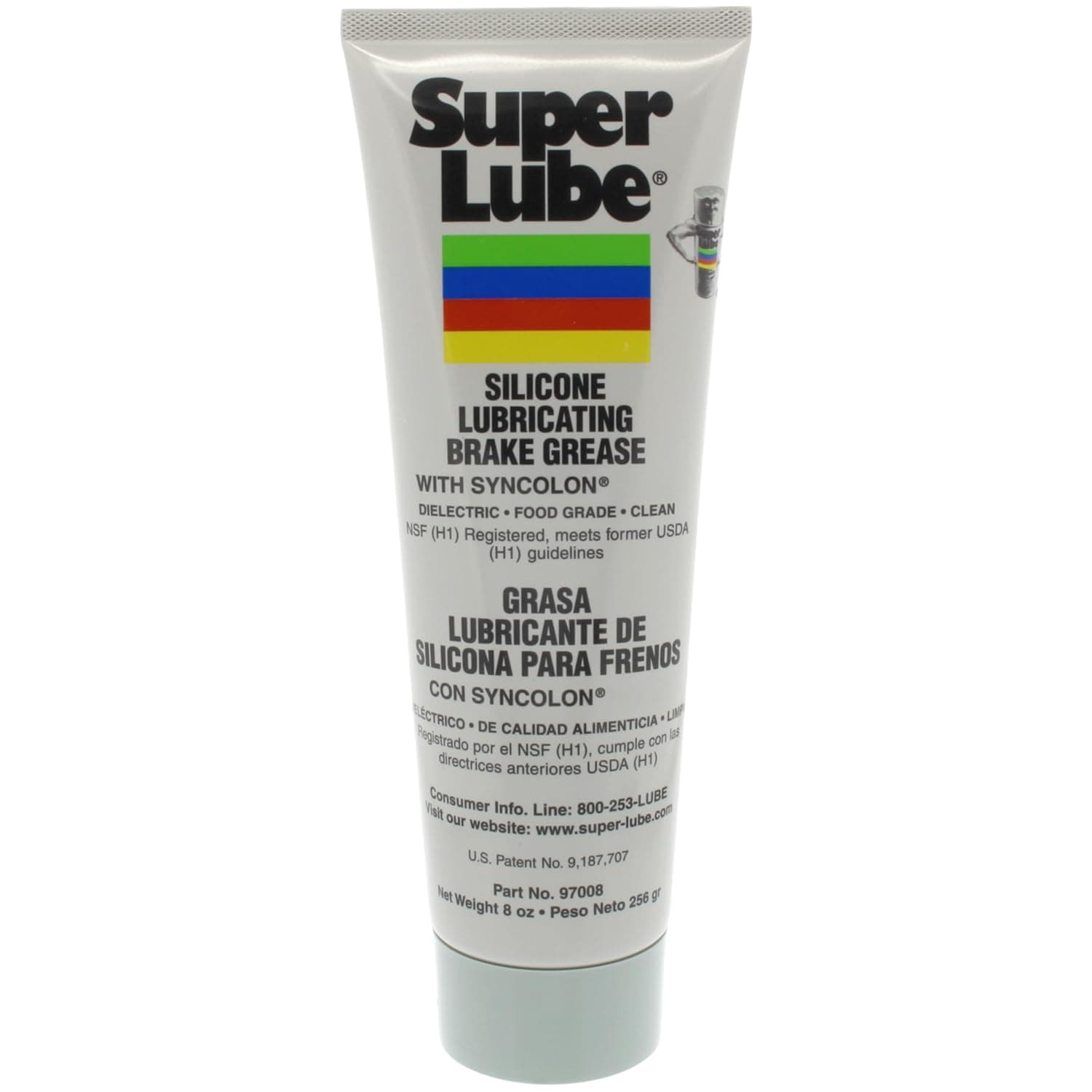Super Lube 97008 Silicone Lubricating Brake Grease with PTFE, 8 oz Tube, Translucent White - image 1 of 1