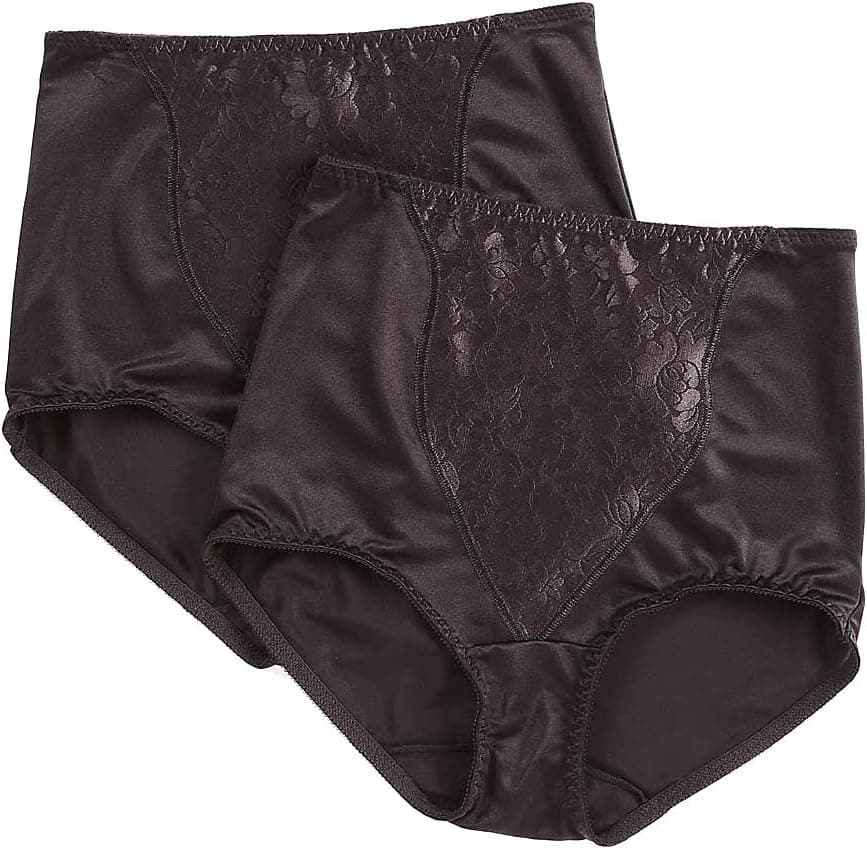 Bali Women’s Shapewear Double Support Light Control Brief with Lace Fajas 2-Pack DFX372 - image 1 of 1