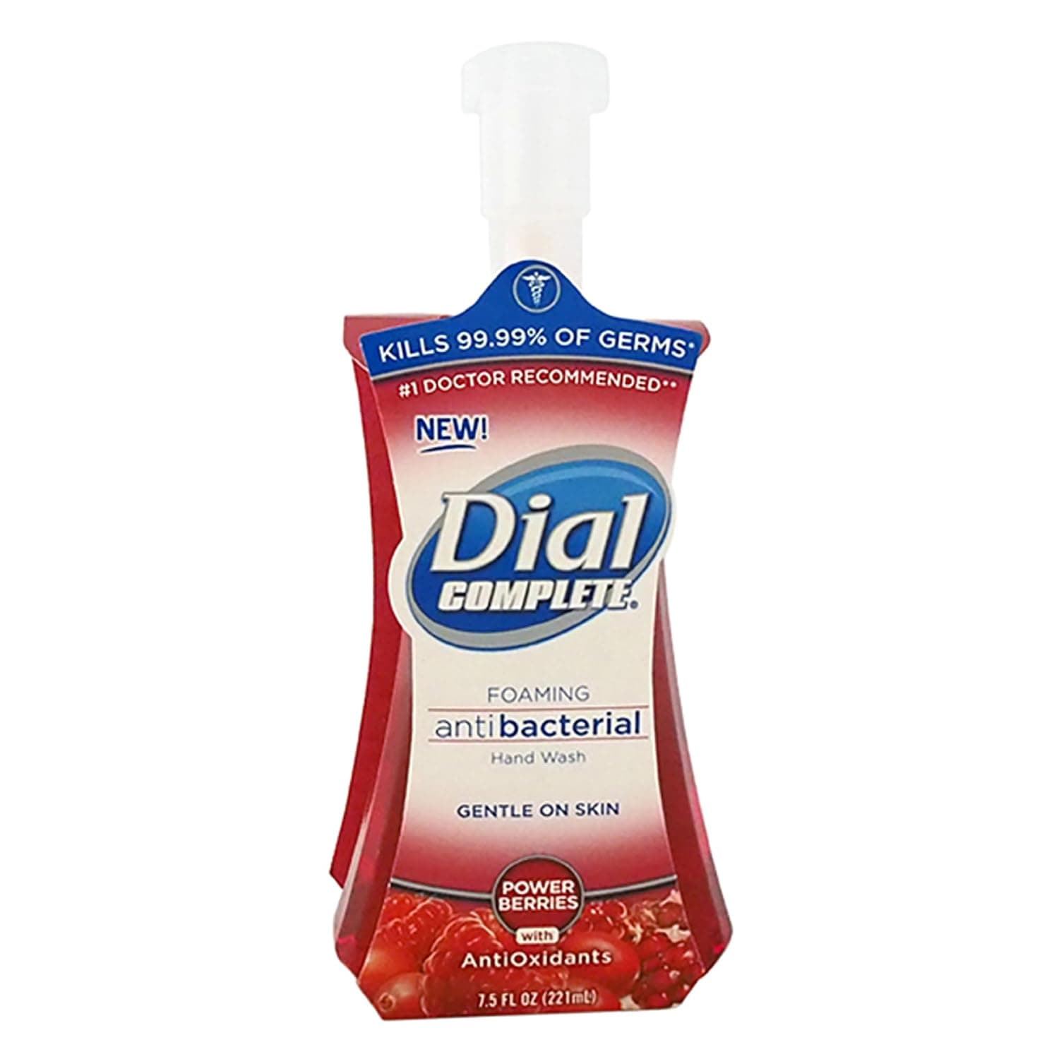 Dial Complete Antibacterial Foaming Hand Wash, Power Berries, 7.5 Ounce - image 1 of 1