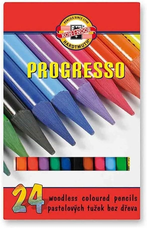 Koh-I-Noor Progresso Woodless Coloured Pencil Set (Set of 24) - image 1 of 1