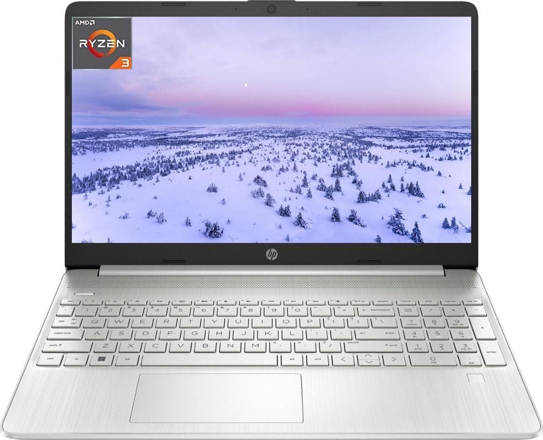 HP 2023 Laptop, 15.6" Touchscreen Display, Intel Core i3-1115G4 Processor(Beat i5-1035G4), 8GB RAM, 256GB SSD, WiFi, Bluetooth, Numeric Keypad, Windows 11 Home in S Mode, Silver - image 1 of 1