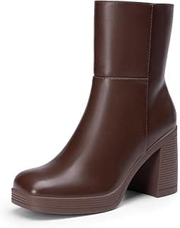 Women's Platform Gogo Ankle Boots Chunky Shoes - image 1 of 1