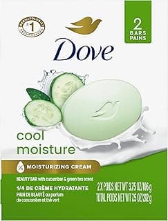 Beauty Bar Soap Cool Moisture Cucumber & Green Tea Scent, 2 Bars for Refreshed Skin, Leaves Skin Refreshed 3.75 oz - image 1 of 1