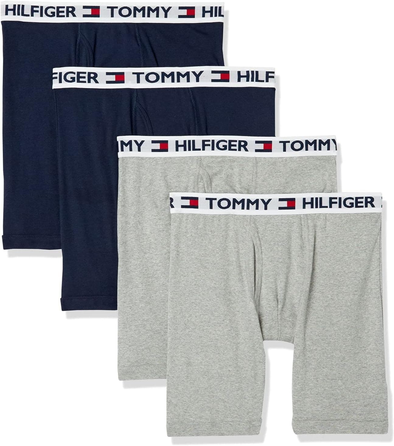 Tommy Hilfiger Men's Underwear Cotton Classics 4-Pack Boxer Brief-Amazon Exclusive - image 1 of 1