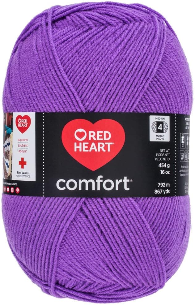 RED HEART Comfort Yarn, Amethyst - image 1 of 1