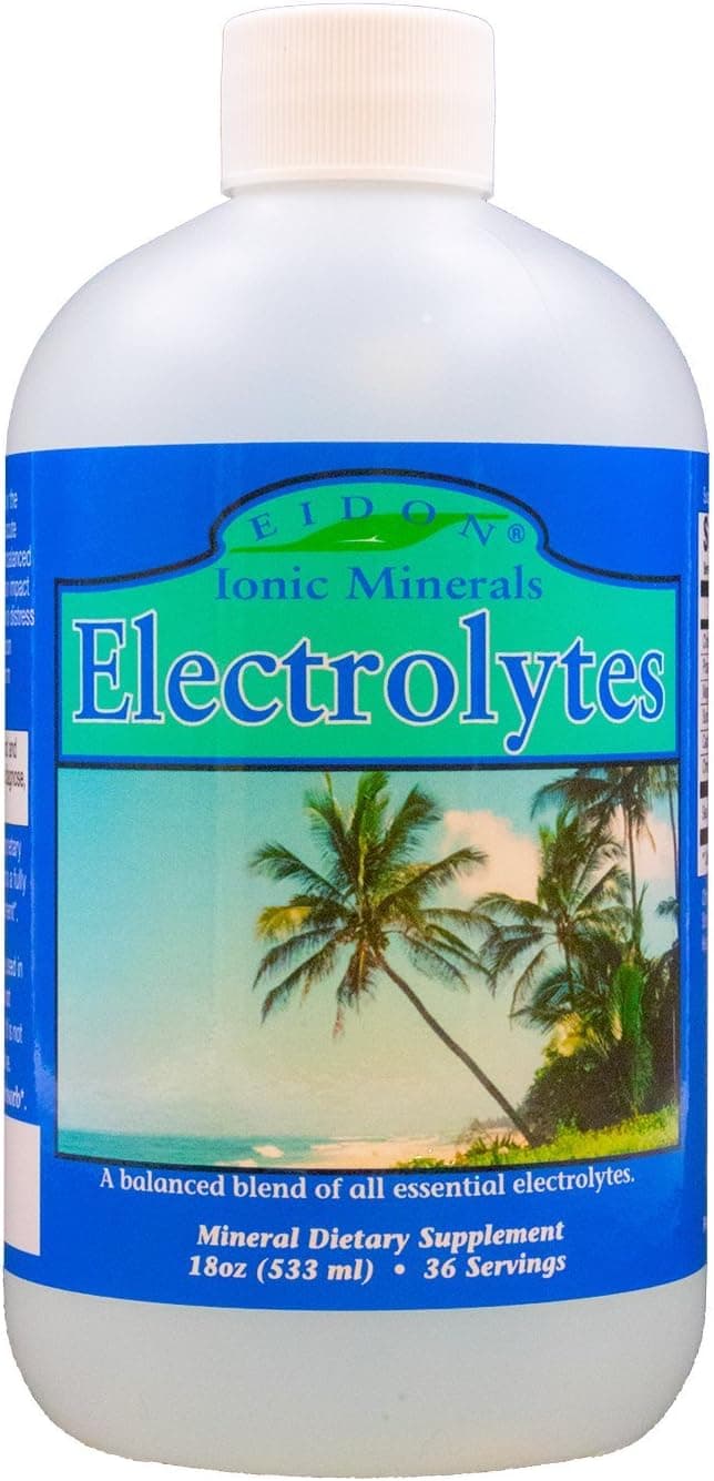 Eidon Electrolytes - Liquid Electrolyte Drops, Ionic Mineral Supplement to Add to Water, Replenish & Balance The Electrolyte Equilibrium, Hydration Support, Unsweetened Sugar Free - 18 oz - image 1 of 1