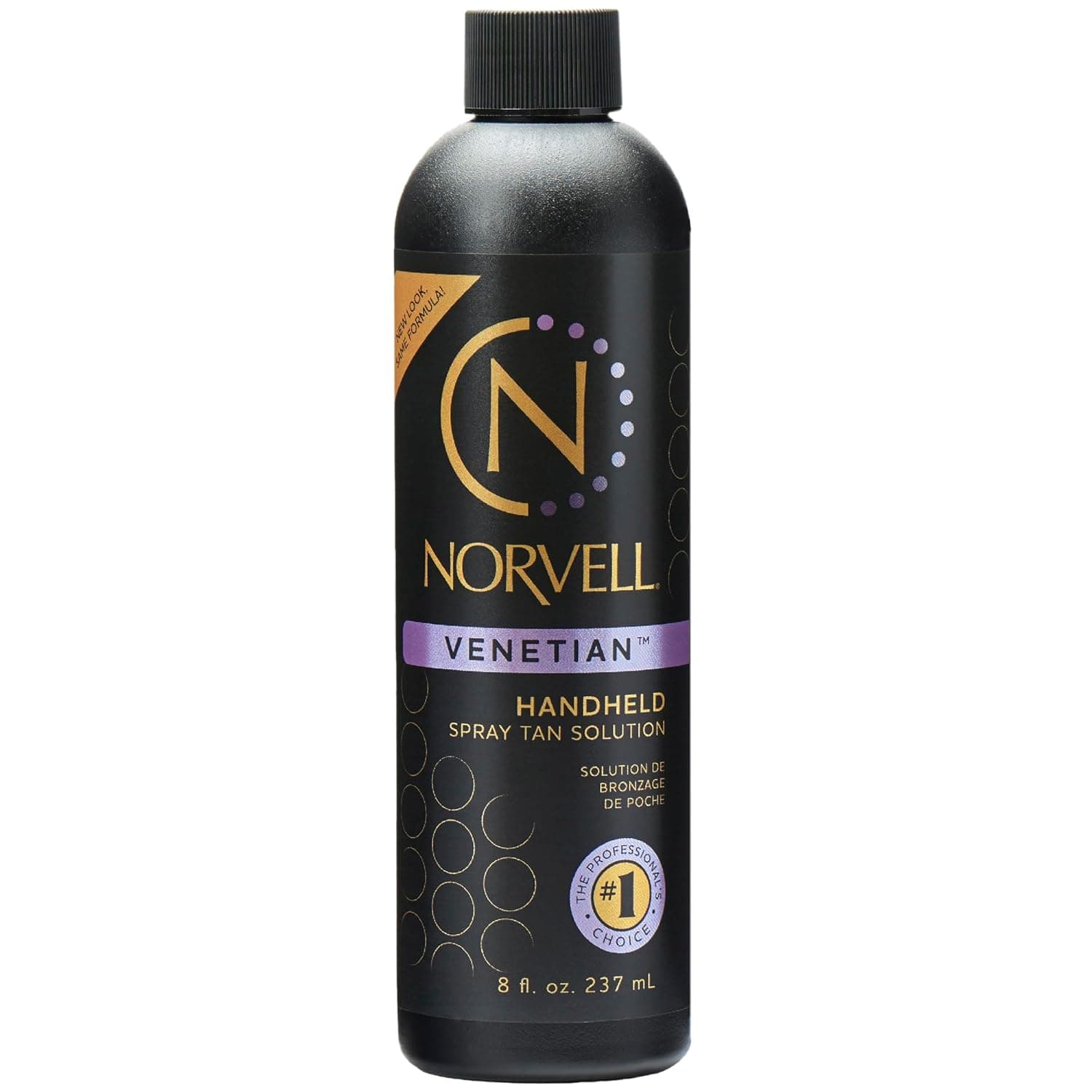 Norvell Premium Spray Tan Solution Venetian 8 fl oz – Professional Sunless Tanning Formula for Natural Bronze Glow, Streak-Free, Fast-Drying, Long-Lasting Color - image 1 of 1