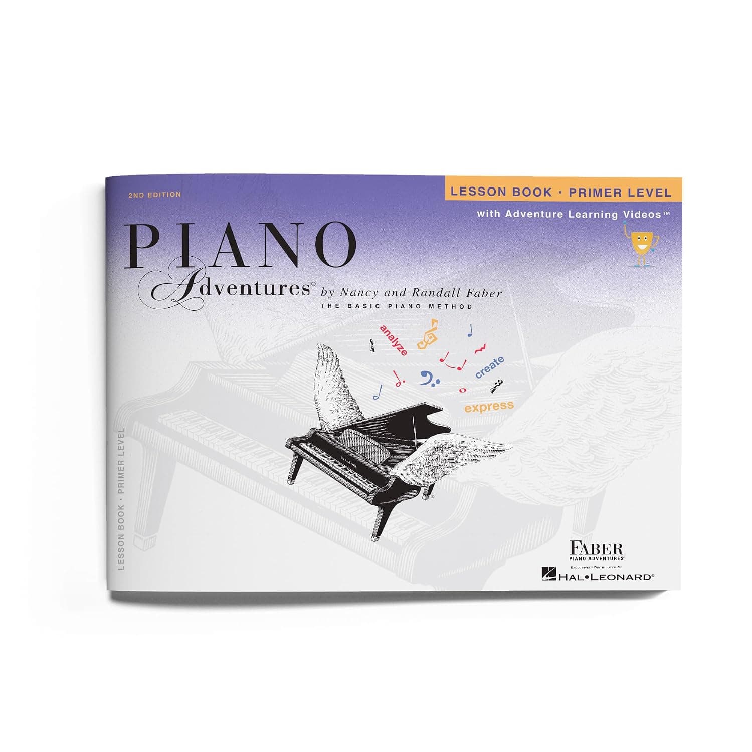 Piano Adventures: Lesson Book - Primer Level, 2nd Edition | Beginner Piano Method Book for Kids and Adults | Sheet Music for Learning Notes Rhythm and C 5-Finger Patterns | Faber Piano Teaching Book - image 1 of 1
